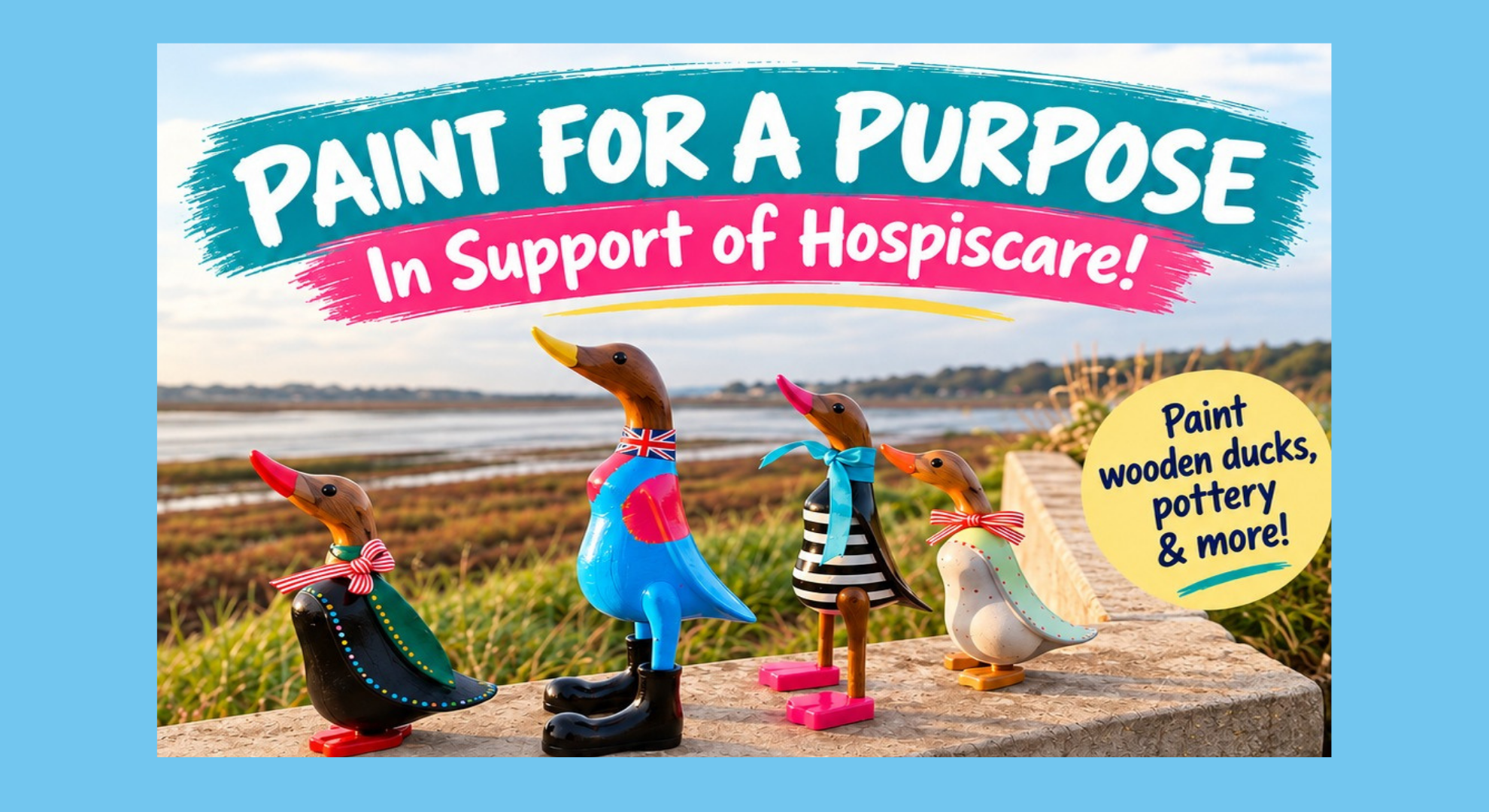 Paint for a purpose – In support of Hospiscare